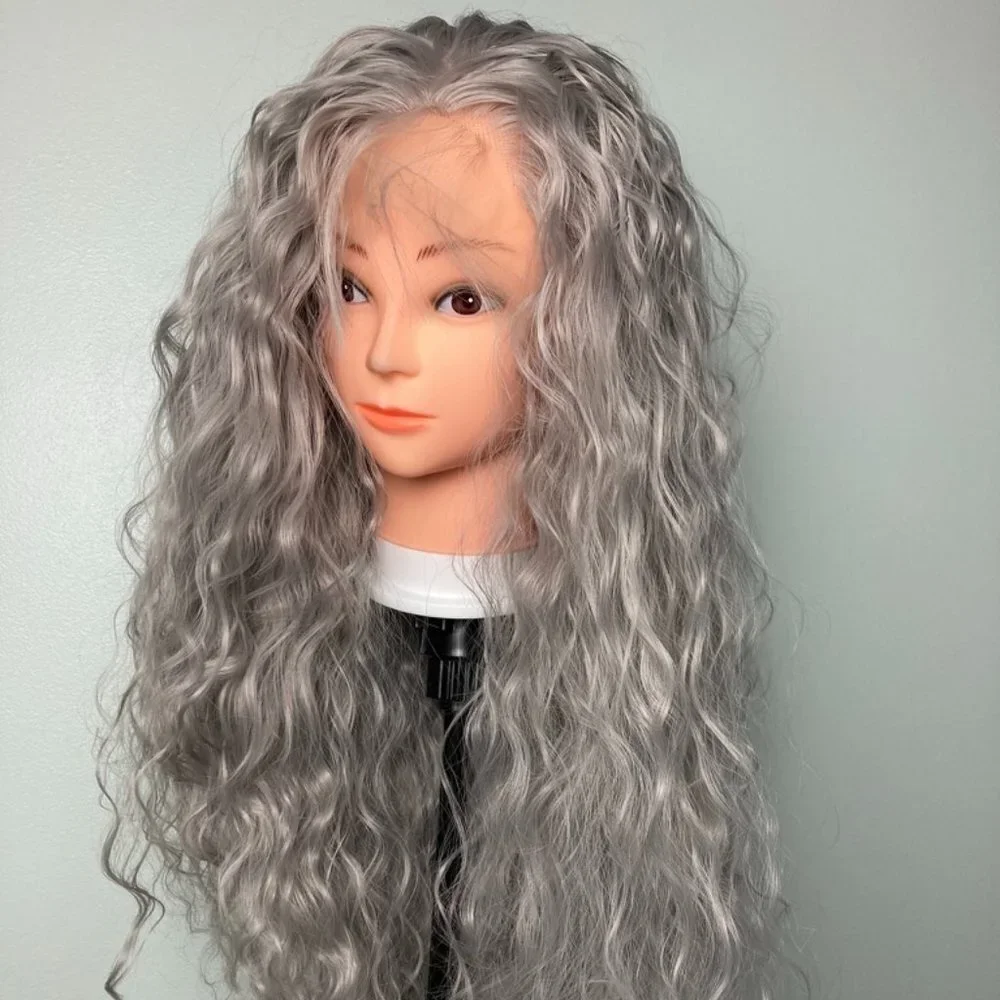 Gray Wig Grey Lace Front Wig